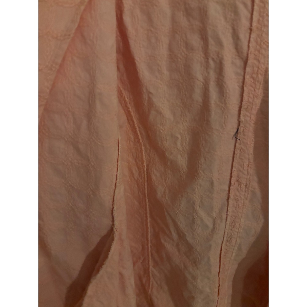 Life Style Woman Pink Cotton Embroidered Button Front Jacket 3/4 Sleeve Size 1X - Picture 8 of 8